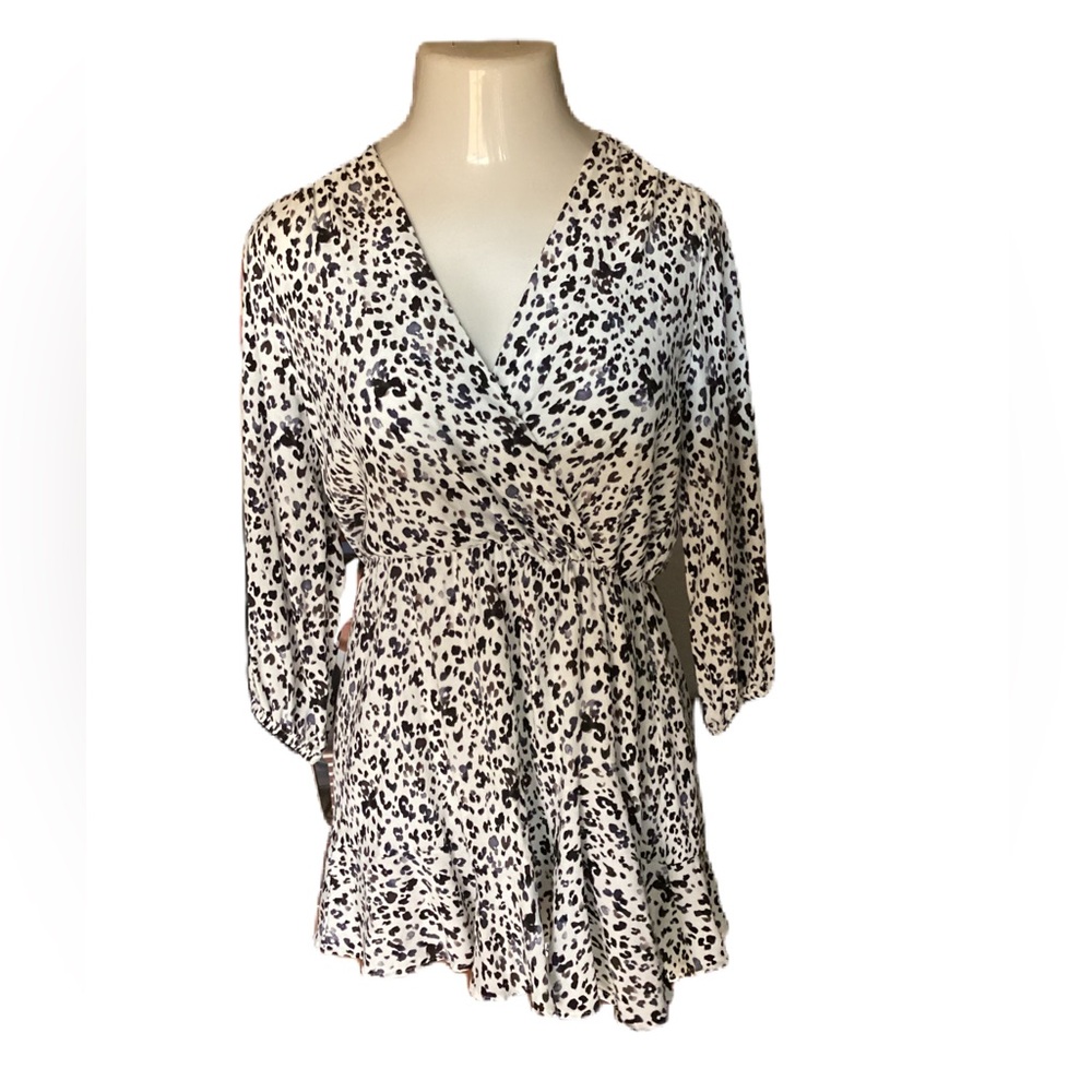 Zara animal print dress. S